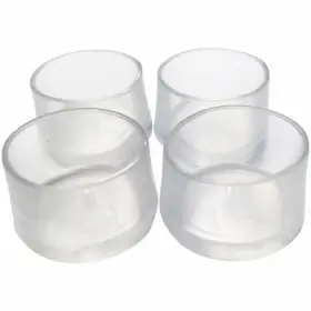 6212 Shepherd Hdwe. Prod. Llc. 6 Pack Elastomer Leg Tips 1- Inch Clear Thermoplastic 4-pk