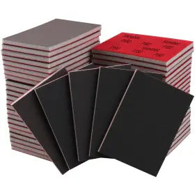 75mmsb-mixgrit Shineboc 20 Pcs 3 X 4 Inch 180-3000 Grit Sanding Sponge Set Ultra Fine