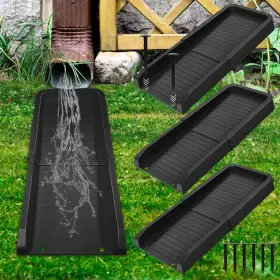 Shinesirius 740863924463 Rain Gutter Downspout Splash Block For Foundation Protection 24 Inch Splas
