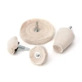 Shiningeyes 799789677588 Polishing Wheel Kit 4 Pack 1/4 Inch Hex Shafts Compatible With Drills Tools Pn
