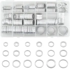 M6-m24tttttt Shrj S-lp-540 540pcs Aluminum Crush Washers Oil Drain Plug Gasket Assortment