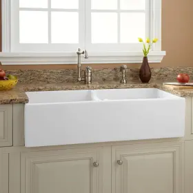 5116-wh Signature Hardware 990 X 460 250 39 Inch 18 10 Reversible Smooth Face/concave Face Double