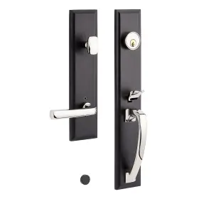 552079mb Signature Hardware Deadbolt 2-3/4 Inch Latch Set - Includes Strike Plate Face Dust Box