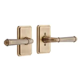 552081ab Signature Hardware Privacy 2-3/8 Inch Latch Set - Includes Pin Strike Plate Face