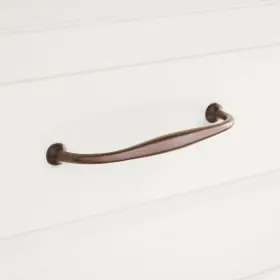 946691-478 Signature Hardware 4-7/8 Inch Padilla Solid Brass Cabinet Pull Oil Rubbed