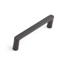 Signature Hardware 954003-334 Novak Brass Cabinet Pull Matte Black 3-3/4 Inch Center To