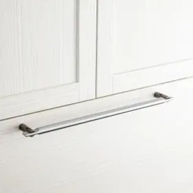 Amw-rnd-app-24-bn-blnk Signature Hardware 24 Inch Masella Solid Brass Appliance Pull - Black Nickel /brushed