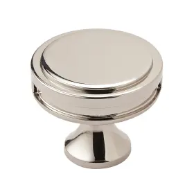 Signature Hardware Bp36603pn Oberon-zinc-cabinet Knob-1.375-polished Nickel