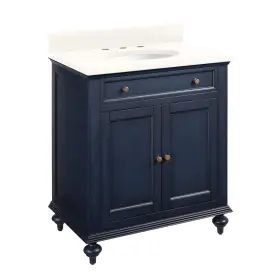 Bq200-u-31x22x3cm-8 Signature Hardware 31 Inch X 22 3cm Quartz Vanity Top With Backsplash - 8 Faucet Holes Sink 18
