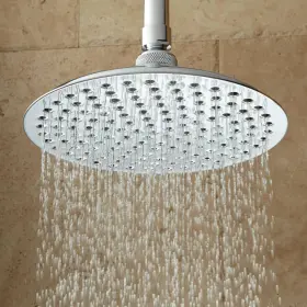 Cs1080a-12-cp-u Signature Hardware 12 Inch Hyde Park Round Rainfall Brass Showerhead With Punched Nozzles - Chrome