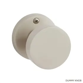 Eh.ro.3025.40.l Signature Hardware Eh.ro.3025.40.l/r.nkl Contemporary Round Knob Solid Brass Dummy Interior Door Set With Escutcheon