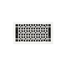 Fr1275.614.wht.w Signature Hardware Appert Steel Wall Register - White 6 Inch X 14 7-1/4