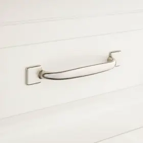 I-3850-bnk Signature Hardware Emmitt Iron Cabinet Pull - Distressed Antique Nickel