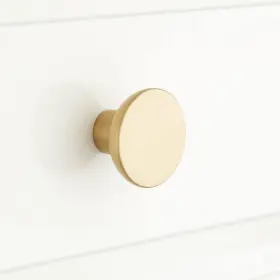 Signature Hardware Kn-515-34-shorb Round Cabinet Knob-brass-3/4 Inch -signature Oil Rubbed Bronze