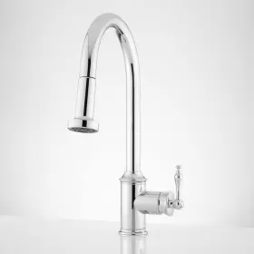 M-we7004a-c-u Signature Hardware Pull-down Kitchen Faucet With Magnetic Head -with Water Supply Hoses - No Drain