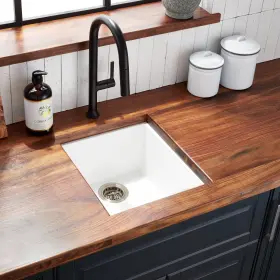 On4110st-58ug-u Signature Hardware Single Bowl Prep Sink Undermount Granite Composite