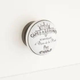 Por0046 Signature Hardware French Cafe Round Porcelain Cabinet Knob