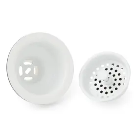 Sh171wh Signature Hardware 3-1/2 Inch Kitchen Sink Basket Strainer - Wh