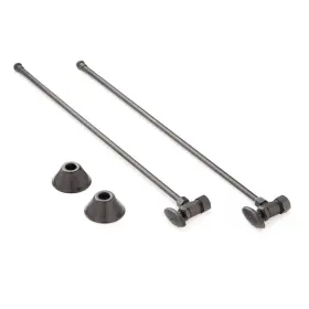 Sh231mb Signature Hardware Bathroom Supply Kit With 5/8 Inch Od X 3/8 Angle Stop - Matte