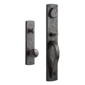 Eh-tb-18-700.10-r-db-nb-n Signature Hardware Sh552159db - Ellis Entrance Door Set With Round Knob Spring
