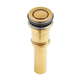 Shld100bg Signature Hardware Pop-down Bathroom Sink Drain - Brushed Gold