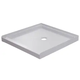 Shsb3636wh Signature Hardware 36 Inch X Acrylic Shower Tray - Center Drain White