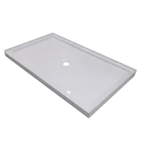 Shsb6036wh Signature Hardware 60 Inch X 36 Acrylic Shower Tray - Center Drain White