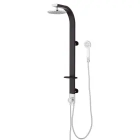 St-7z51a-blk Signature Hardware Black Painting Aluminum Shower Column Head Part Cannot Rotate