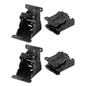 Dh-wj-017 Simaiyun 4 Pack Folding Bracket Black Self Locking Hinges Heavy Duty Lock Extension S