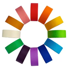 B0dhv15qpg Simon&isaac 1 Inch Multi-color Masking Tape 12 Rolls X 14 Yards Craft And Art