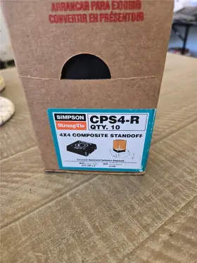 Cps4-r Simpson Strong Tie 4 X Composite Standoff 10 Pc Corrosion Resistant