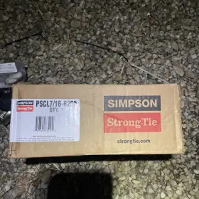 20-guage Simpson Pscl7/16-r250 Strong-tie Pscl 7/16 Inch Galvanized Sheathing Clip 250-qty