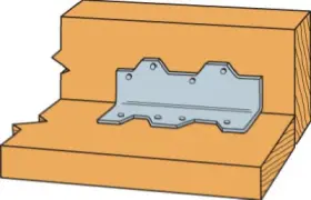Simpson Strong-tie 044315660207 L Angle Connector 16 Gauge Steel 7 Inch - L70