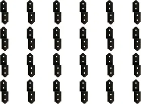 Apdjt2r-4-24 Simpson Strong Tie 3 Inch Zmax Black Powder-coated Deck Joist For Rough 2x 24-pack