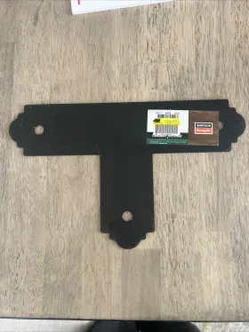 Apt4 Simpson Strong-tie 4 X Inch Zmax Galv Black Powder-coat Flat T Strap For