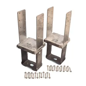 Cbsq66-sds2hdg Simpson Strong-tie 2 Pc- Galvanized Standoff Column Base For 6x6 With Sds Screws