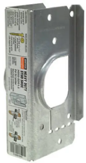 Hss2-sds1.5 Simpson Strong Tie 12 Pack Stud Shoe With Screws 16 Gauge 1-9/15- Inch W