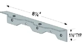 Ta9z-r Simpson Strong-tie 20 Pack - Staircase Angle Z-max 9 Inch