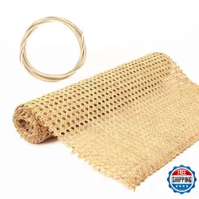 B0btsr8dk7 Sinnsidelin Cane Webbing 24 Inch Natural Rattan Roll 3.3ft For Chairs And Furniture Caning