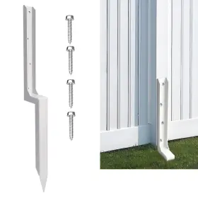 St-fpa-w1 Sintop Fence Post Repair Stakes Kit 1/8 Inch Thickened Carbon Steel Onepiece Structure