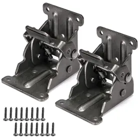 Skelang 631384982110 2-pack Folding Brackets Lock Extension Hinge Foldable Leg