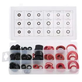 Thincolygg4z9vmk2 Slaige 141 Pieces Flat Washers Seal Ring O-ring Hydraulic Kit Black