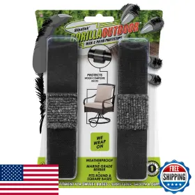 B0d5jr1288 Slipstick Gorillaoutdoor Sled Base Chair Floor Protectors Berber 8-pack Tubing Legs