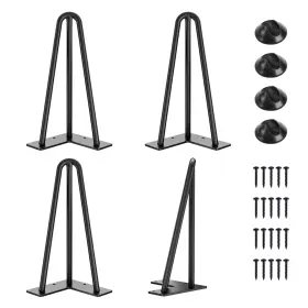 B0b6txwmnk Smartstandard Hairpin Table Legs 10 Inch 1/2 3 Rods Metal End Side Desk Diy