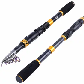 Brave33 Sougayilang Telescopic Fishing Rod - 24 Ton Carbon Fiber Ultralight P