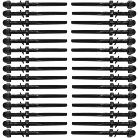 Sowtowe H-jg81-60p 20 Count 1/8 Black Cable Railing Hardware T316 Stainless Steel