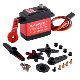 Sk4479-180 Sparkleiot Td-8130mg 30kg Digital Servo High Torque Metal Gear Waterproof 4.8-8.4v With