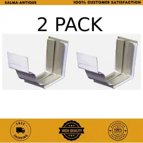 5sjc3w Spectra Pro Select 5 Inch 30 White Aluminum Slip Joint Gutter Connector