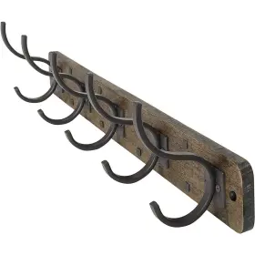 Spectrum 010591051299 Richmond Wall Mount Wood Rack - 5 Hook