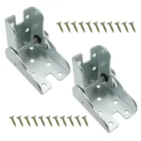33660-slmffh-s2 Sqxbk 2pcs 65x45x60mm Folding Hinge Bracket Heavy Duty Leg Joint Corner Brace Silve
